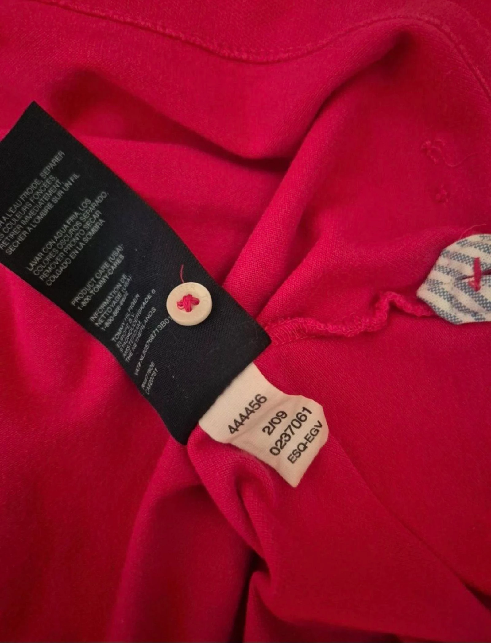 Polo rosa/ fucsia Tommy Hilfiger.  Talla M – photo 11